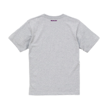 Load image into Gallery viewer, &quot;What&#39;s the Point in Being Mad?&quot; Gray/Dark Purple Tee
