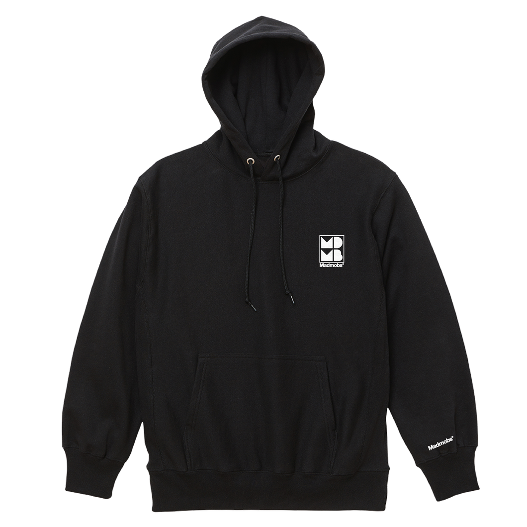 Black Embroidery Logo Hoodie